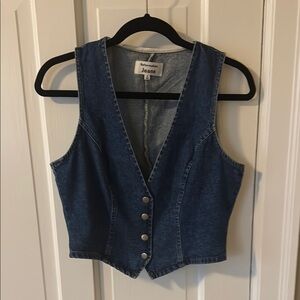 Reformation Devin Denim Vest